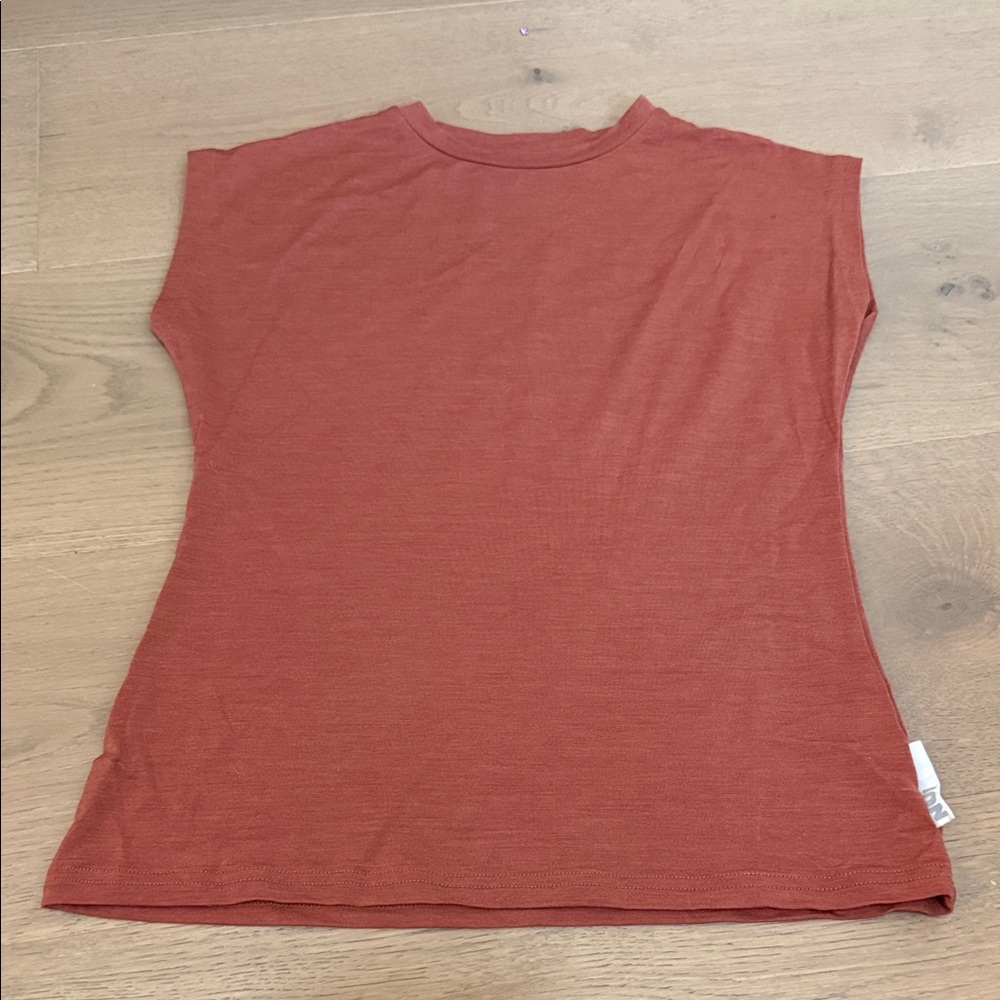 Nui Organics Child Lily Tee Salmon Merino Tencel Blend-NWOT